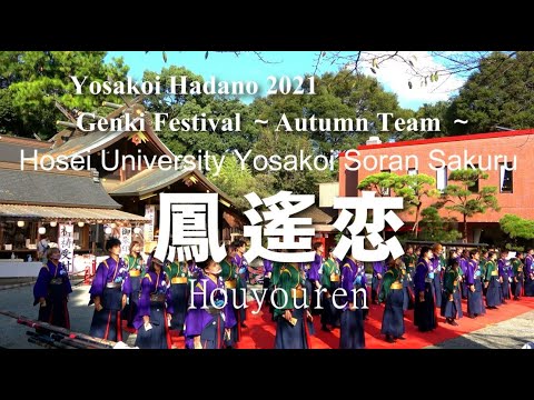 １０月１０日「今日の画像」鳳遙恋・法政大学よさこいソーランサークル秦野げんき祭2021秋の陣Bringing Japan's wonderful and culture to the world