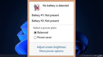 How To Fix No Battery is Detected in Windows & Laptop Plugged in Not Charging