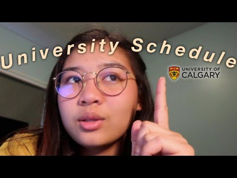 scheduling university/college classes: University of Calgary
