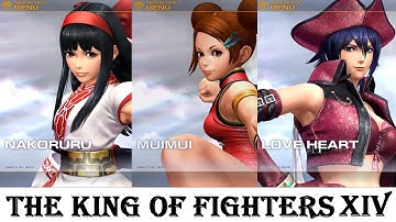 King Of Fighters XIV - Nakoruru, Muimui, Love Heart - Complete Trials