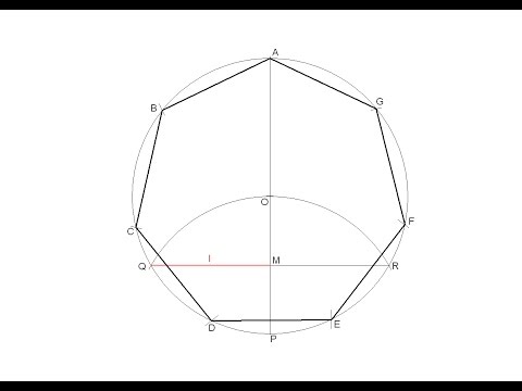 Video: Cum Să Desenezi Un Heptagon