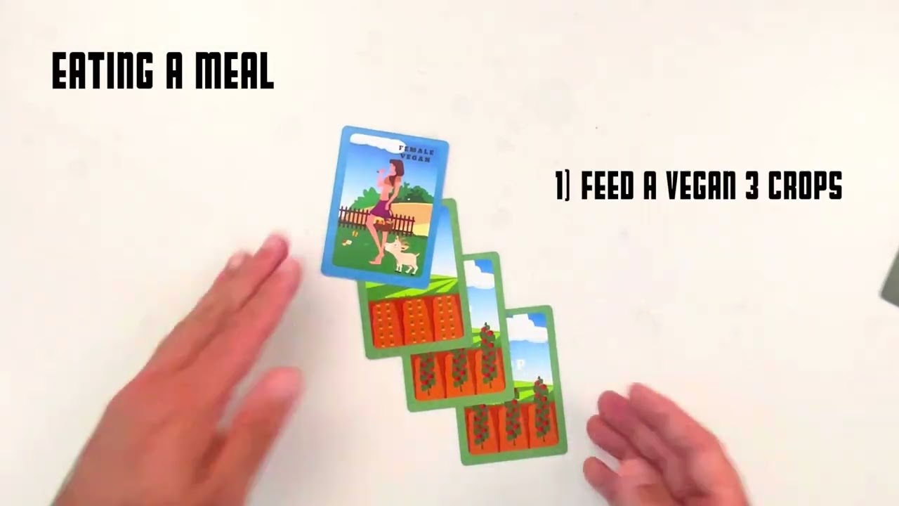 Eating Vegans Card Game - How to Play