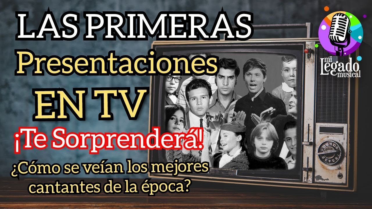 PRIMERAS APARICIONES EN TV DE LOS MEJORES CANTANTES DE LA ÉPOCA #musica #retro #epoca #recuerdos