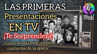 PRIMERAS APARICIONES EN TV DE LOS MEJORES CANTANTES DE LA ÉPOCA #musica #retro #epoca #recuerdos