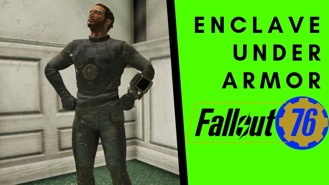 orificio de soplado Posdata Mierda Fallout 76 Enclave Under Armor - How to Mod - YouTube