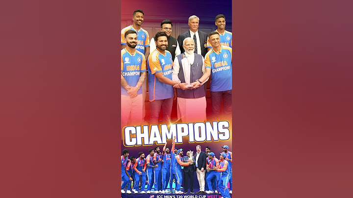 PM Modi meets T20 Cricket World Cup champions | Indian Cricket team | #shorts