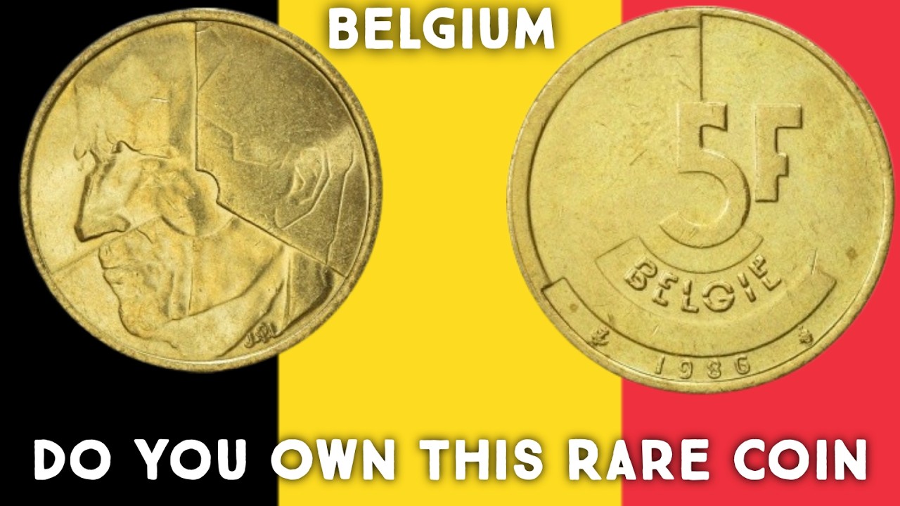 1986 Belgium 5 Francs Coin Hidden Value Revealed - YouTube