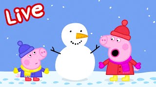 Peppa Pig Christmas 2025 Live Winter Fun Full Episodes Kids Cartoons