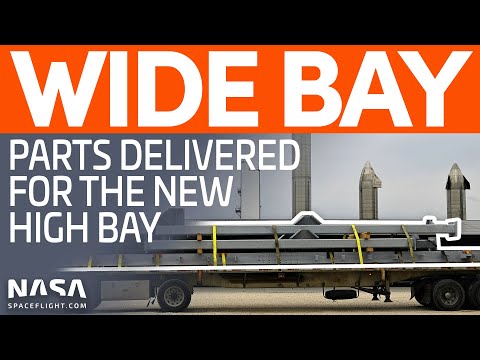 Parts Delivered for the New High Bay | SpaceX Boca Chica