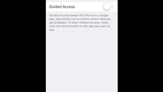 خاصية ال Guided Access لمستخدمي الايفون