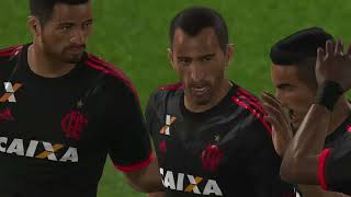 THROWBACK 2016: PES 2016: Montevideo Wanderers 🇺🇾 Vs CR Flamengo 🇧🇷