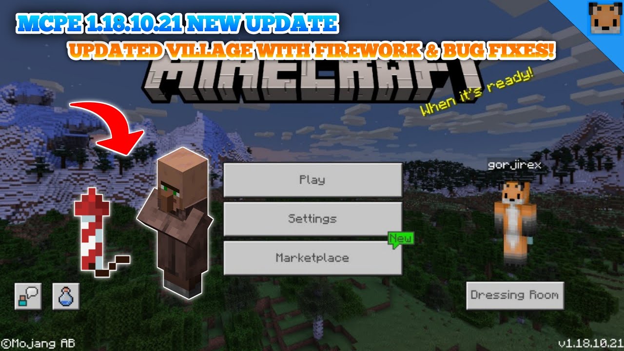 Minecraft pe 1.18.10.21 new update - MCPE 1.18 UPDATE VILLAGE WITH ...