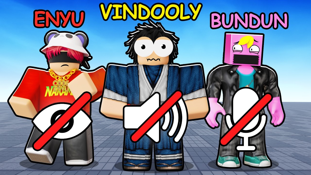 Roblox But We're Blind, Deaf & Mute...