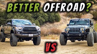 TACOMA vs JEEP WRANGLER Off-Road Battle