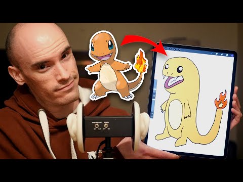 ASMR | Drawing Pokémon from Memory (Poorly)