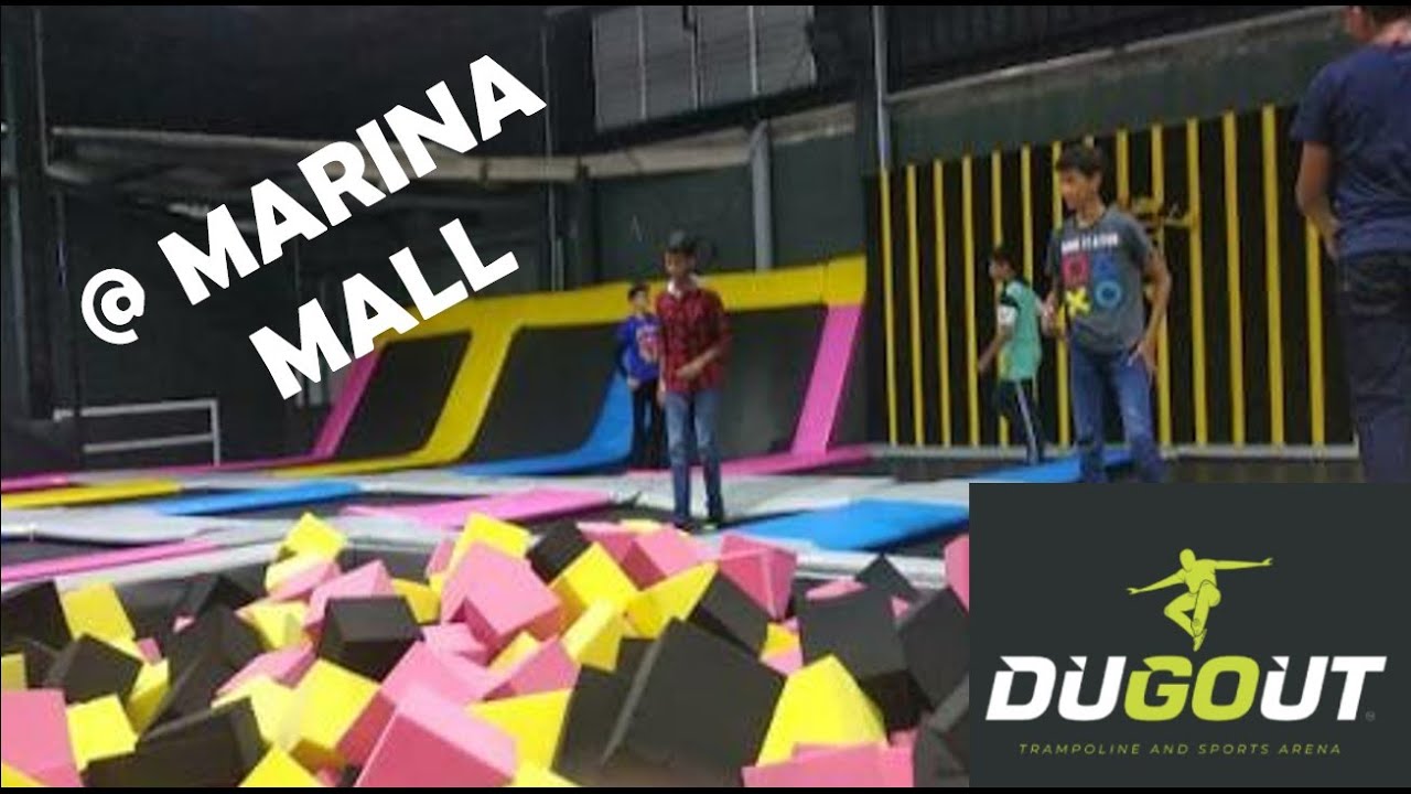 Trampoline Park in Dugout Sports Terminal Marina Mall, Chennai 2022
