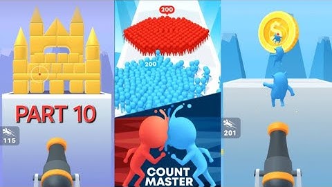 COUNT MASTER || NEW GAME SERIES PART 10 || LV 146 TO 165 || TEAM VS TEAM ||