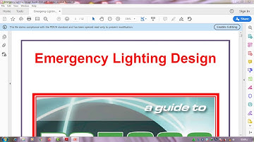 Emergency lighting design/1