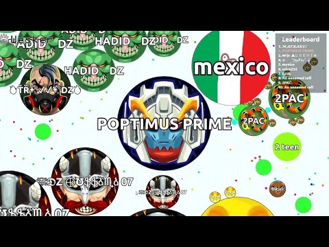 Agario FFA Solo - Poptimus Prime 13K