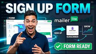 Create A Signup Form In MailerLite [Quick Start]