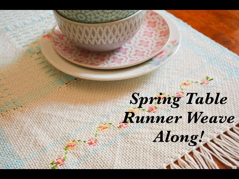 Spring Table Runner Weave Along Introduction