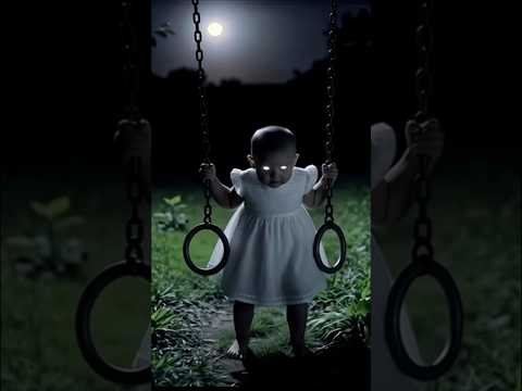 Ghost Baby Playing Skipping Chain Kids Ghost Horror Horr Shorts Shorts Devil Viral Night Viral