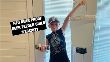 How to build a bear proof feeder for CHEAP!