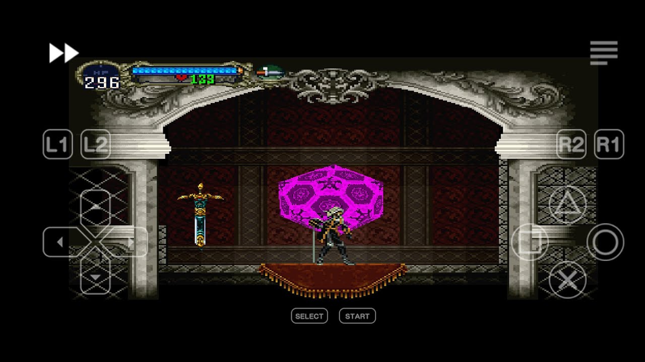 localização do silver ring e gold ring Castlevania Symphony of the