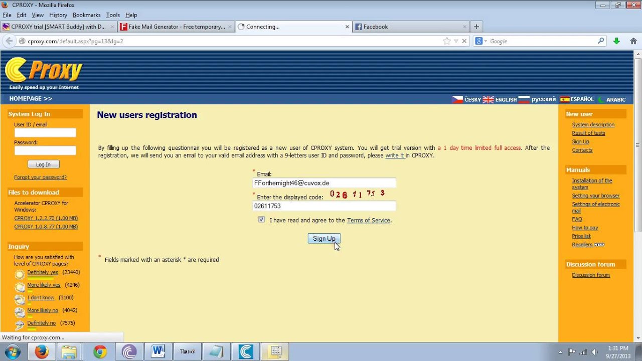 cproxy account generator