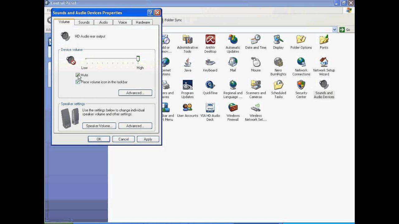 13 Control Panel Sounds and Audio Devices.wmv - YouTube