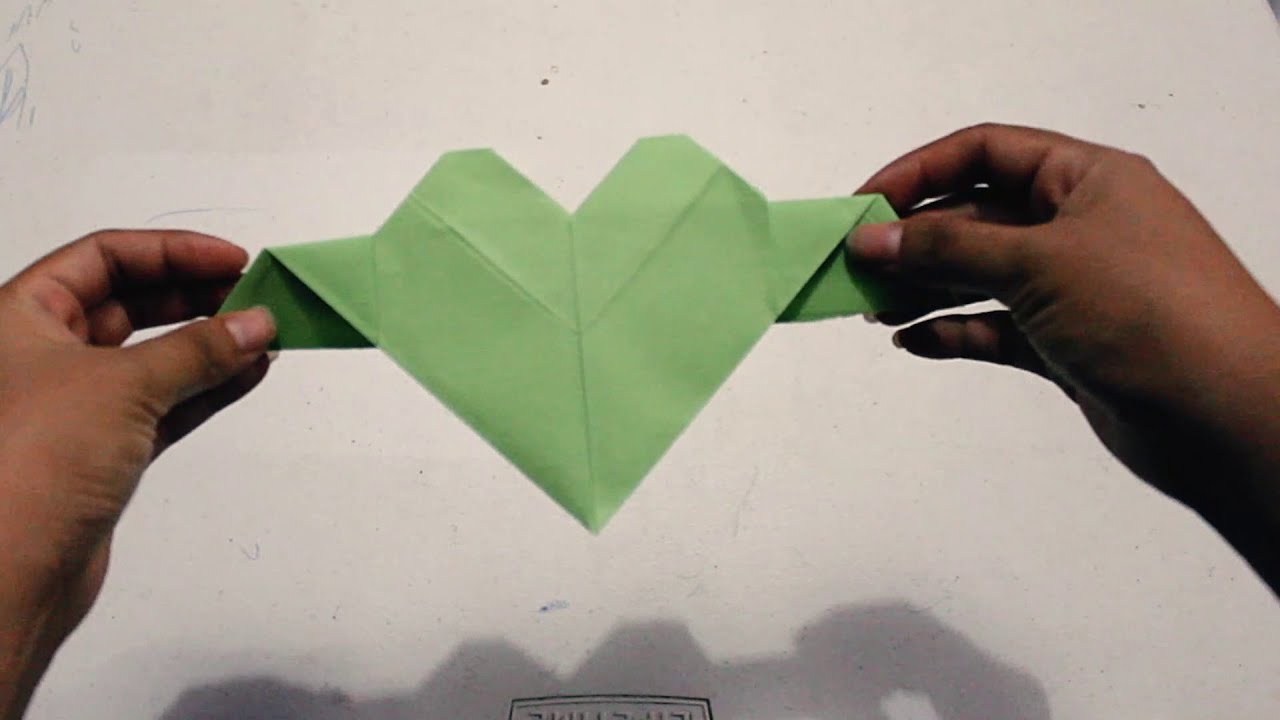 Corazón con alas Origami YouTube