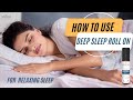 How to use mystiq living therapy  deep sleep roll on