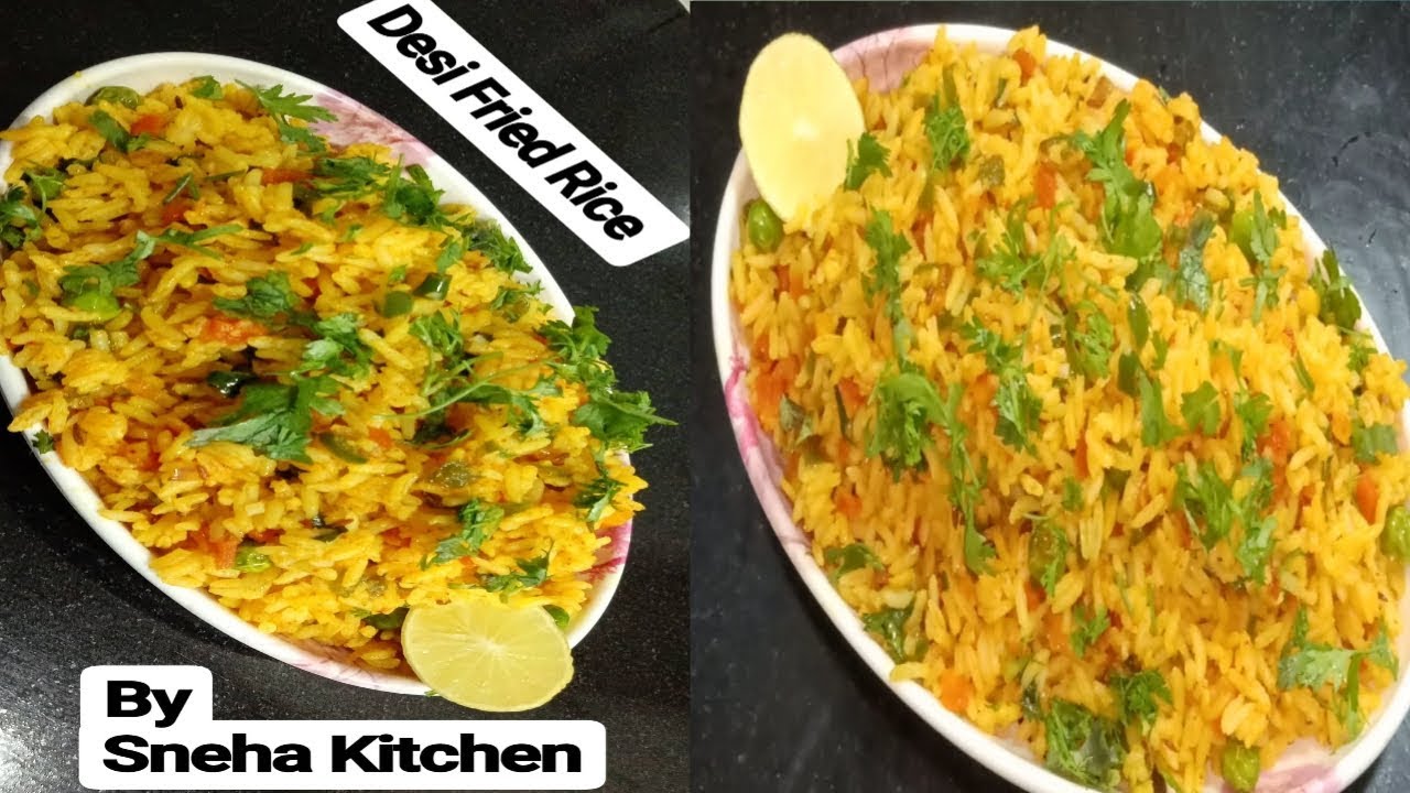 Desi Fried Rice With Leftover Rice/यह फ्राइड राइस खाएंगे तो चाइनीज