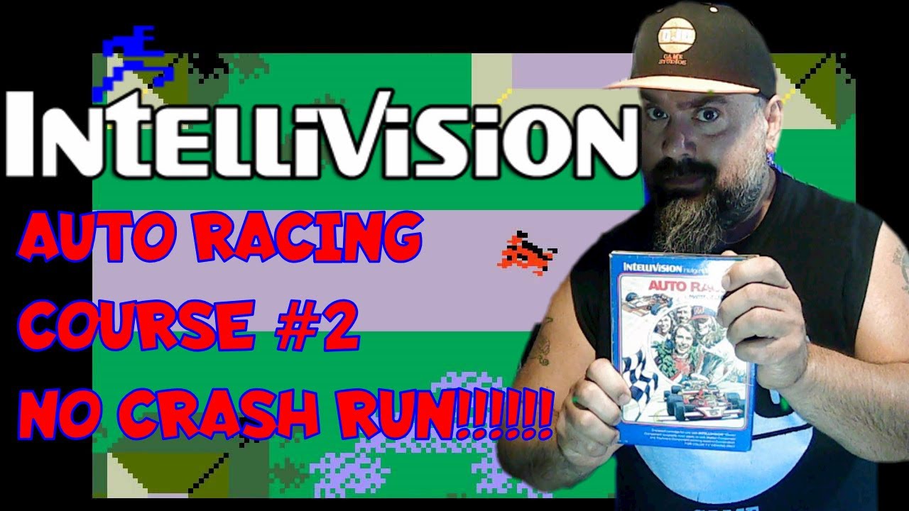 Jeu Intellivision Auto Racing - Avec Notice Et Cartes, état Correct Pour Collection