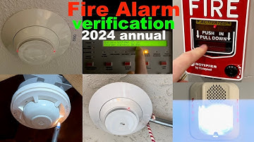 2024 annual home fire alarm system testing/verification. Entire system test.