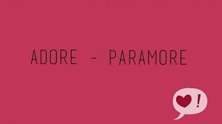 Watch Paramore Adore video