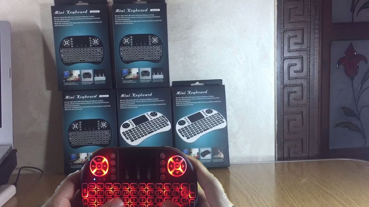 Wireless Mini Keyboard Backlight كيبورد عاديه ومضيئه YouTube