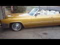 1970 Cadillac DeVille Convertible - cold start & walk around