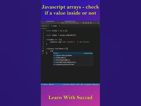 How to Check Items Exists or Not in JavaScript #reel #shorts #short # ...