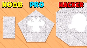 NOOB vs PRO vs HACKER - Paper Fold