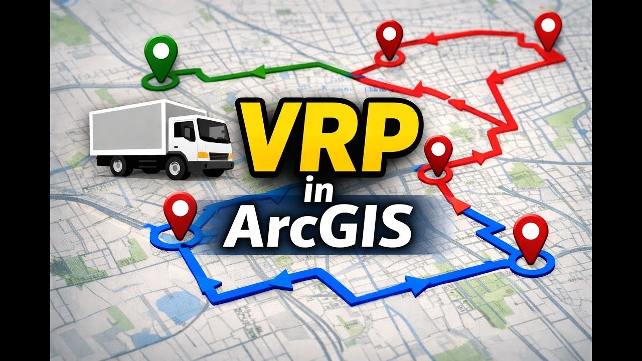 Vehicle Routing Problem (VRP) in ArcGIS | Network Analyst Step-by-Step ...
