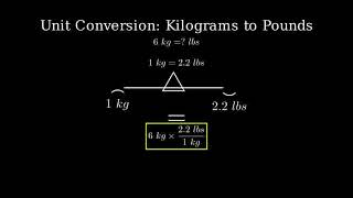 How to Convert 6 Kilograms to Pounds (6kg to lbs)