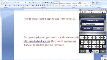 how to sync cracked apps with and from itunes