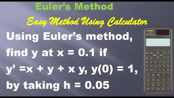 SNM | MA3251 | Unit 5 | Numerical Solution of ODE |Euler