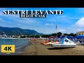 ITALY - SESTRI LEVANTE SUMMER BEACH WALK 2022 [4K]