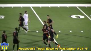 Roosevelt's Tough Break vs Washington 9 24 15