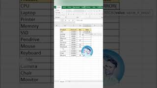If Error Function in Excel #exceltricks #exceltips #exceltutorial #explorar
