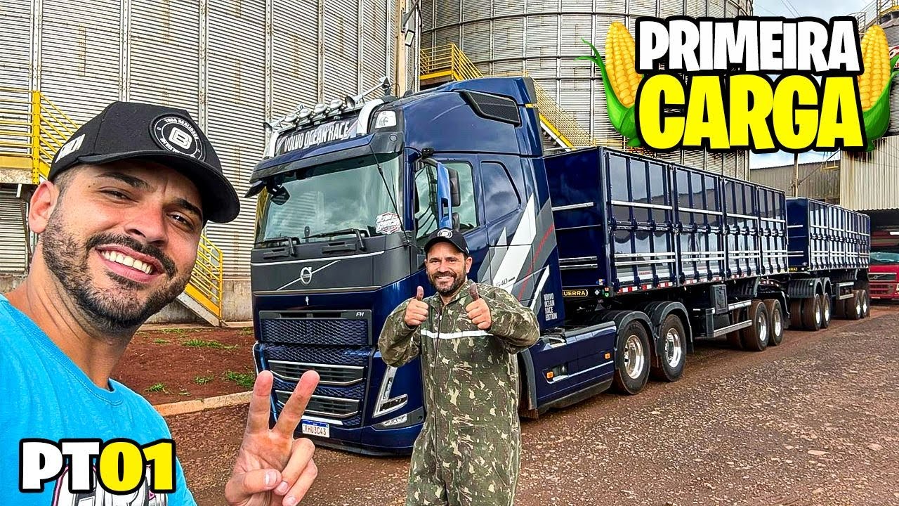 PRIMEIRA CARGA DE MILHO NO RODOTREM 🚛 47 TONELADAS PARTE 1