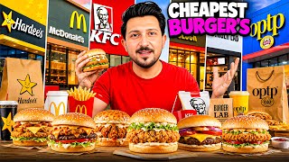 Trying Cheapest Burger of Every Fast Food Brand 
