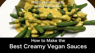 How to Make a Creamy Sauce - 5 Step Template + Cashew-Cilantro Recipe (whole food vegan, oil-free)